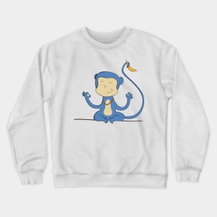 Zen Funky Monkey Crewneck Sweatshirt